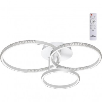 Светильник накладной светодиодный диммируемый NOVOTECH 358924 OVER NT22 000 белый пульт ДУ в комплекте Светильник накладной светодиодный диммируемый NOVOTECH 358924 OVER NT22 000 белый пульт ДУ в комплекте