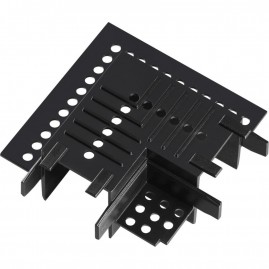 Соединитель "L" NOVOTECH SMAL SHINO NT23 000 для низковольтного шинопровода в ГКЛ, IP20 (черный) Соединитель "L" NOVOTECH SMAL SHINO NT23 000 для низковольтного шинопровода в ГКЛ, IP20 (черный)