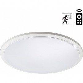 Светильник накладной NOVOTECH OVER 359208 NT23 326 IP43 LED 36W 170-265V 3240Лм 3000-6000К диммируемый с датчиком движения,пульт ДУ в комплекте белый Светильник накладной NOVOTECH OVER 359208 NT23 326 IP43 LED 36W 170-265V 3240Лм 3000-6000К диммируемый с датчиком движения,пульт ДУ в комплекте белый