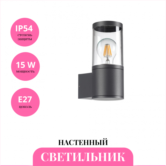 Уличный настенный светильник NOVOTECH VIDO 370951 NV-370951